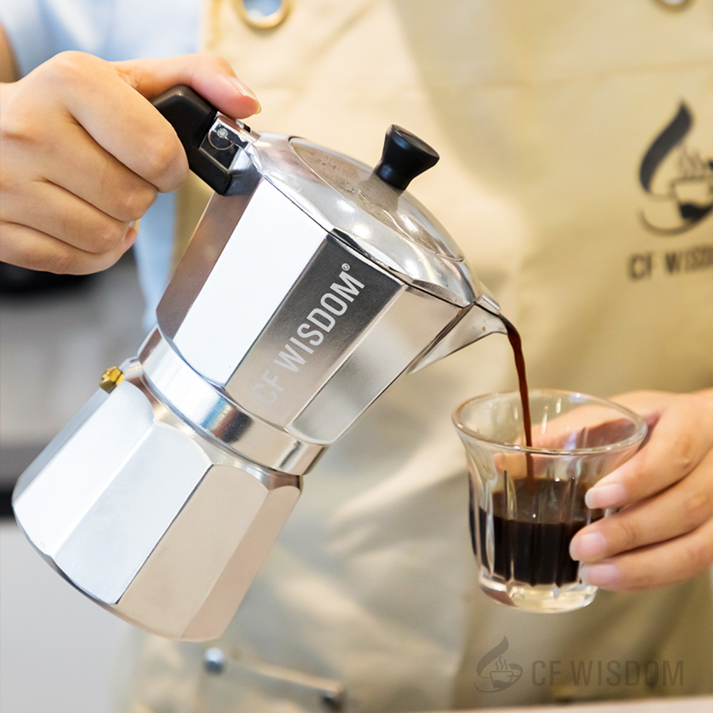 Coffee Equipment Set - CF WISDOM Classic Italian Style Moka