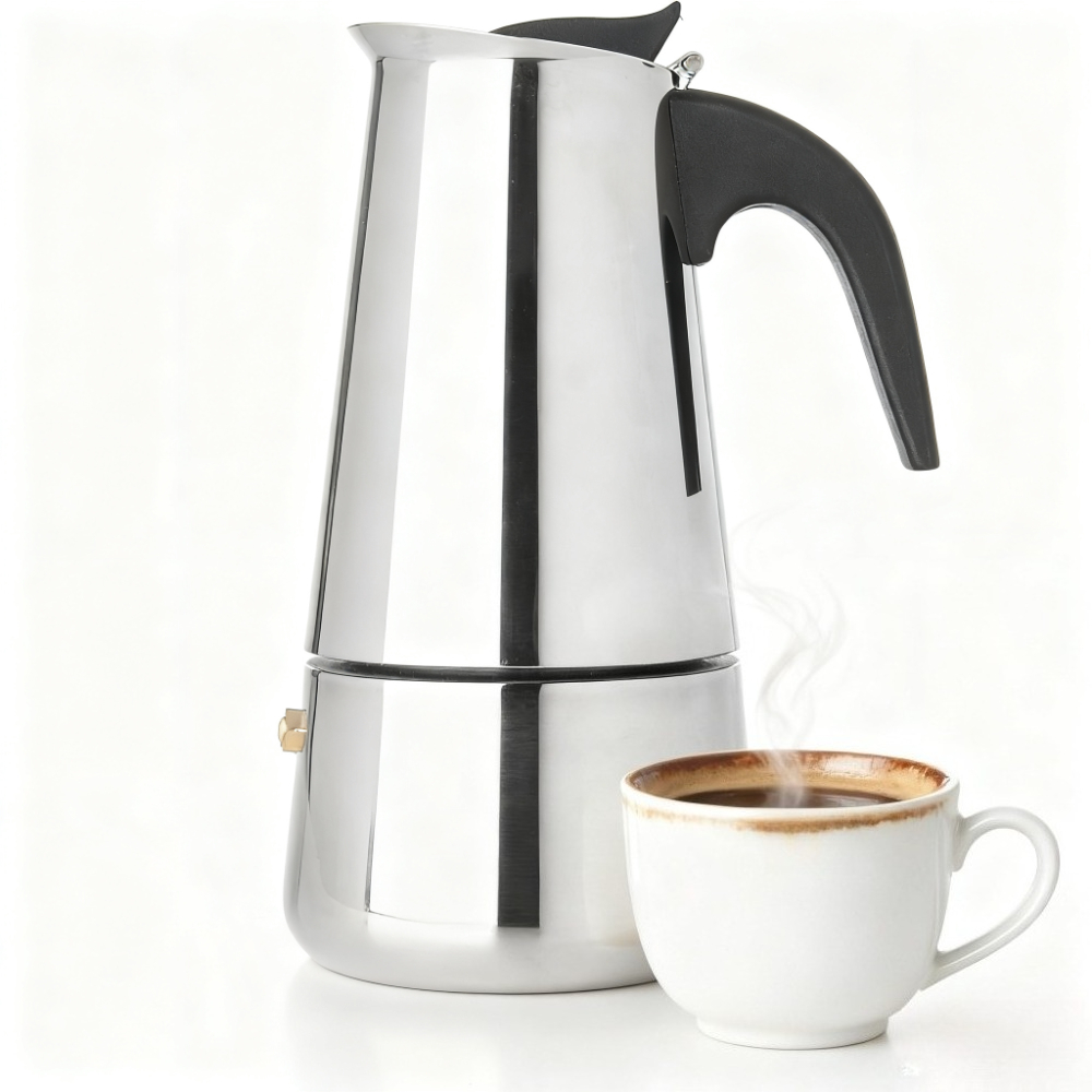Coffee Equipment Set - Portable Coffee Pot Stainless Steel Mocha