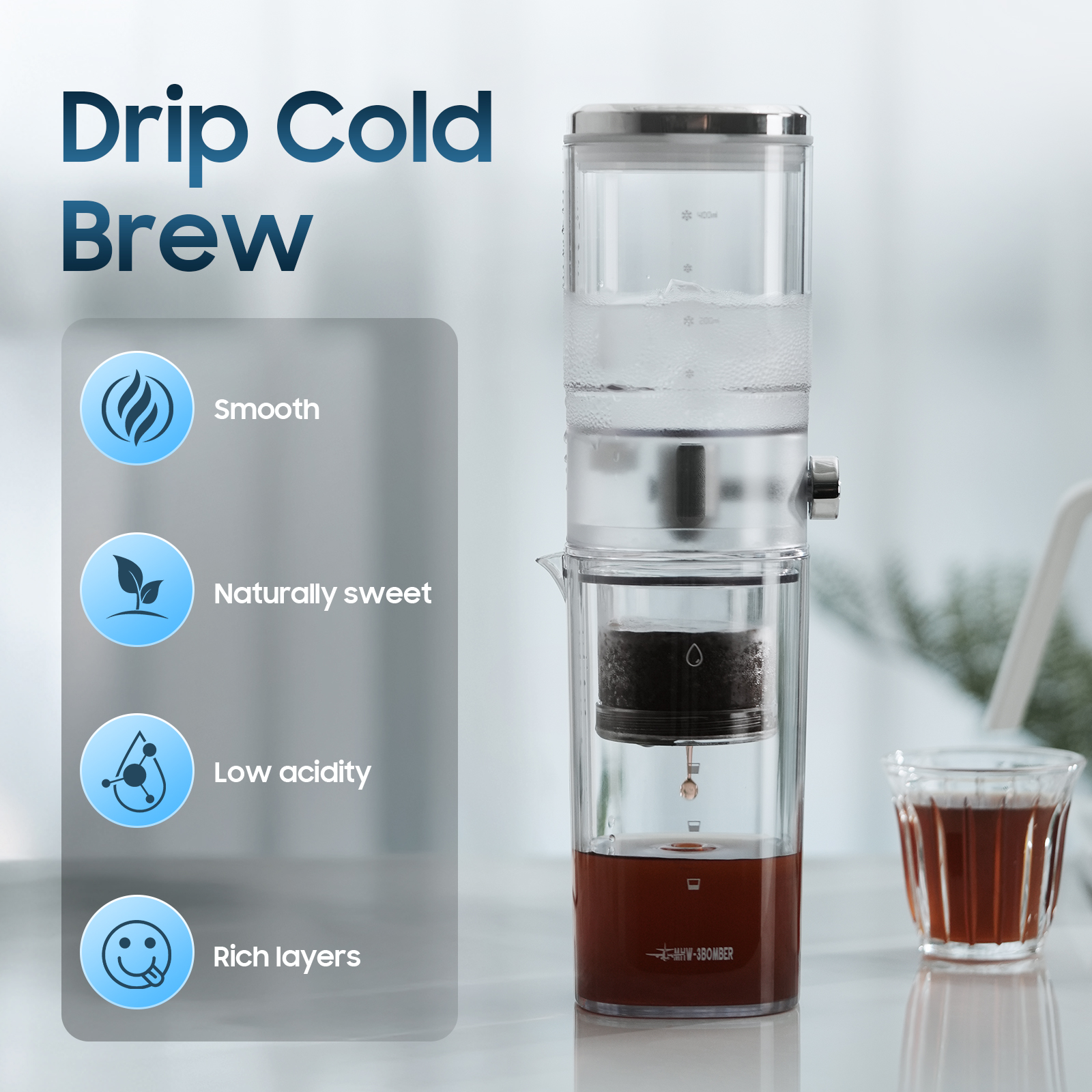 MHW-3BOMBER Iced Coffee Maker  - Coffee Equipment Set のレビューと価格