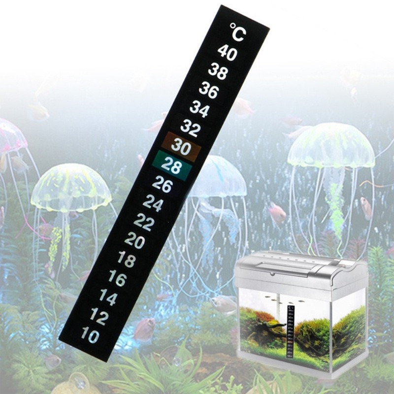 5pcs Betta Fish Tank Thermomet - Temperature Strip Thermometer のレビューと価格