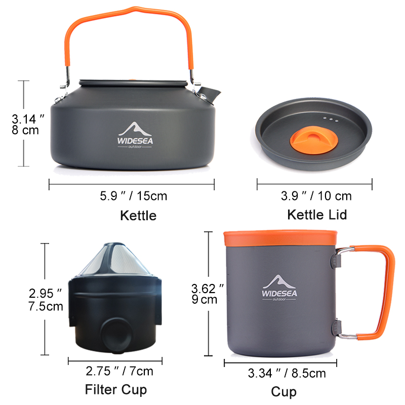 Widesea Camping Coffee Cookwar - Coffee Equipment Filter のレビューと価格