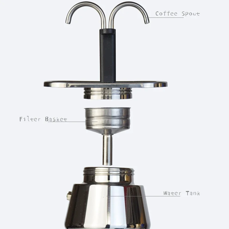 200ML Mini Moka Pot Double Tub - Coffee Equipment Set のレビューと価格