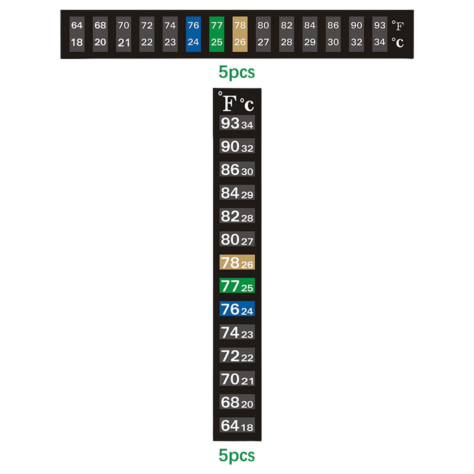 Tank Temperature Strip Easy Re - Temperature Strip Thermometer のレビューと価格