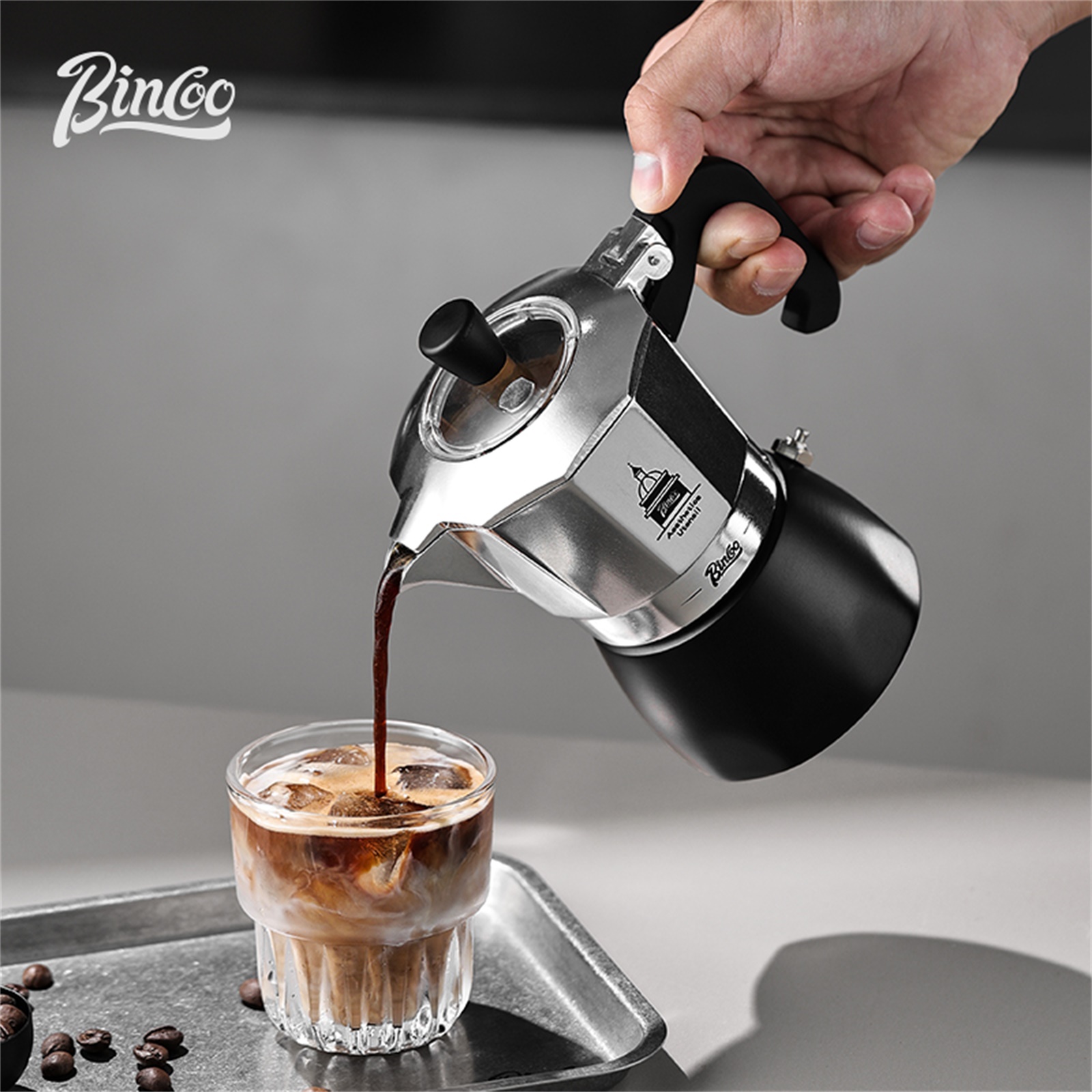 BINCOO Double Valve Moka Pot，E - Coffee Equipment Set のレビューと価格