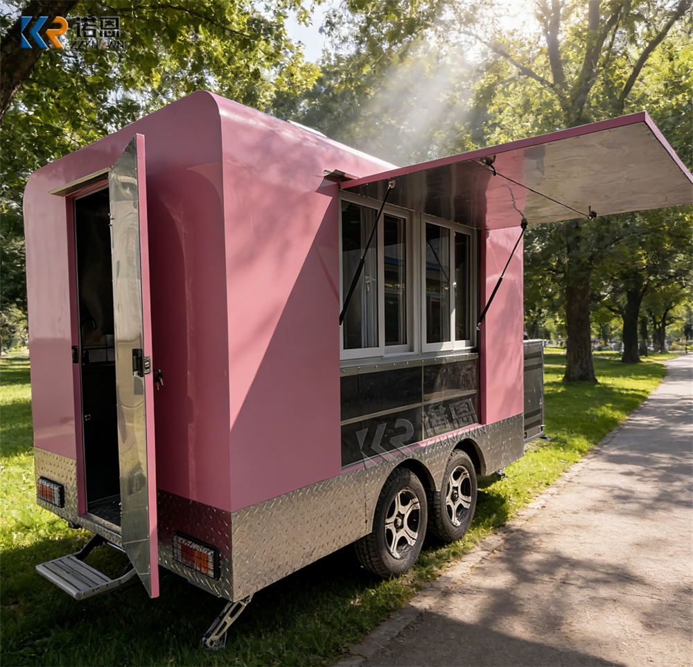 Mobile Fast Food Trailer Porta - Coffee Equipment のレビューと価格