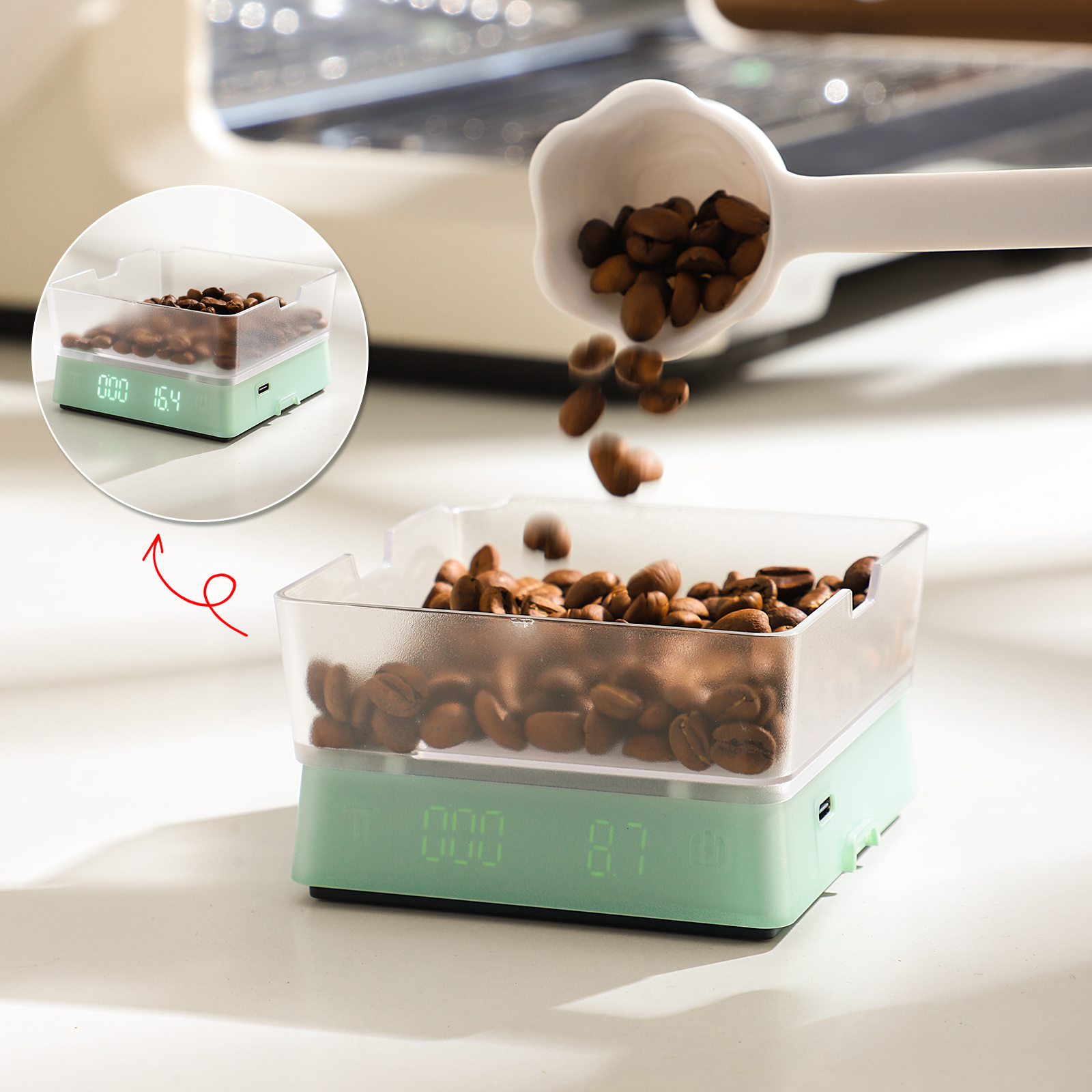 Bincoo electronic coffee scale - Coffee Equipment のレビューと価格