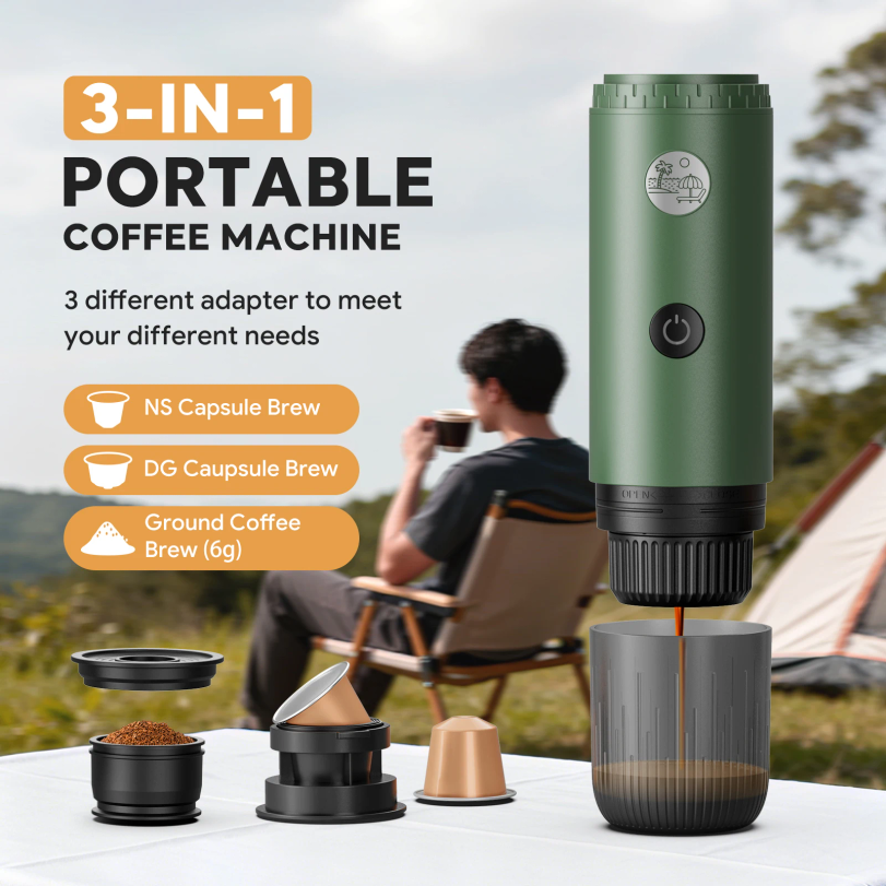 Portable Espresso Machine 3-in - Coffee Equipment Set のレビューと価格