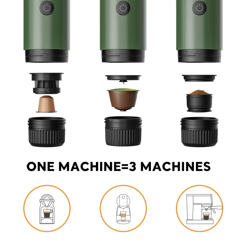 Portable Espresso Machine 3-in - Coffee Equipment Set のレビューと価格