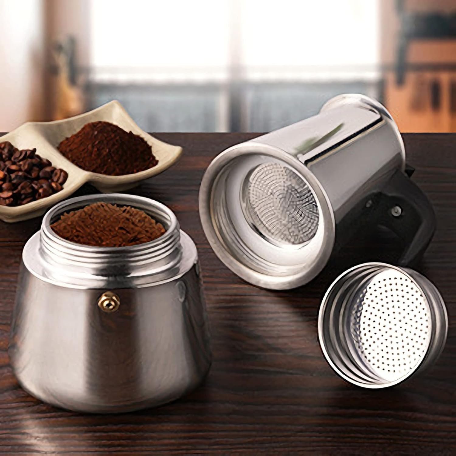 4/6/9 Cups Moka Pot Caffe Mach - Coffee Equipment Set のレビューと価格