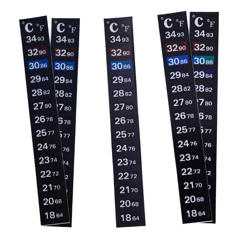 1/2/3/5pcs/lot Change color Th - Temperature Strip Thermometer のレビューと価格