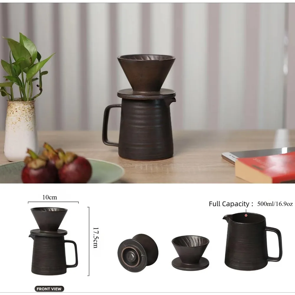 2-piece Porcelain Hand-pour Co - Coffee Equipment Set のレビューと価格