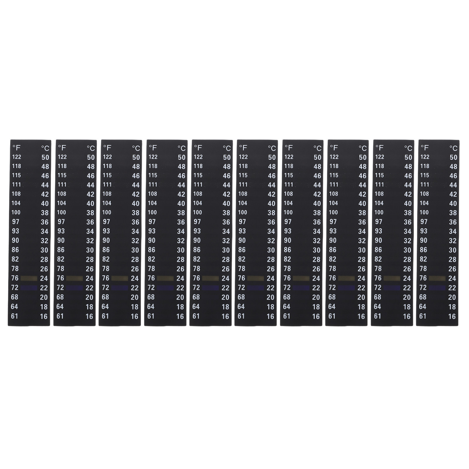 10Pcs Aquarium Water Strips Bo - Temperature Strip Thermometer のレビューと価格