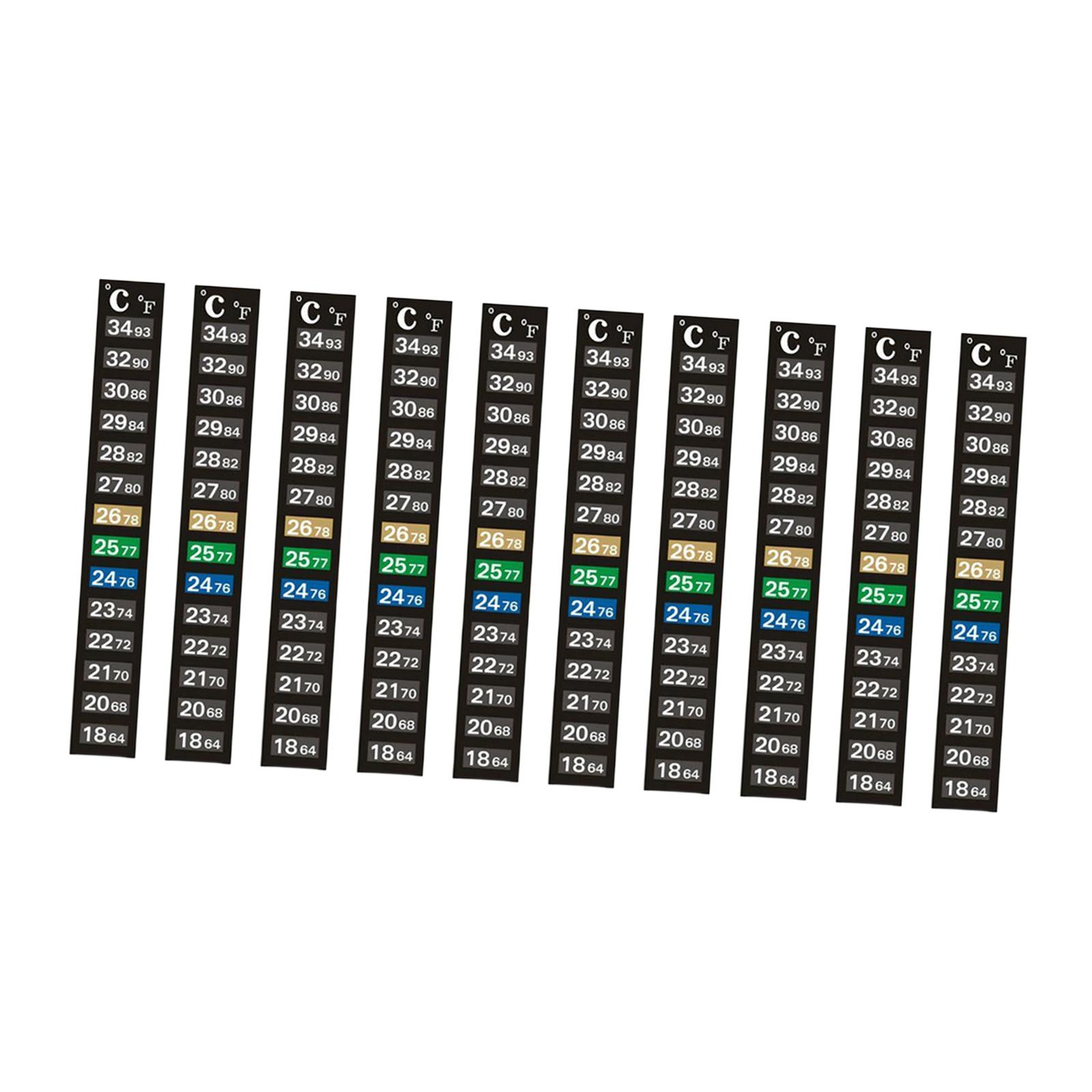 Aquarium Temperature Test Stri - Temperature Strip Thermometer のレビューと価格