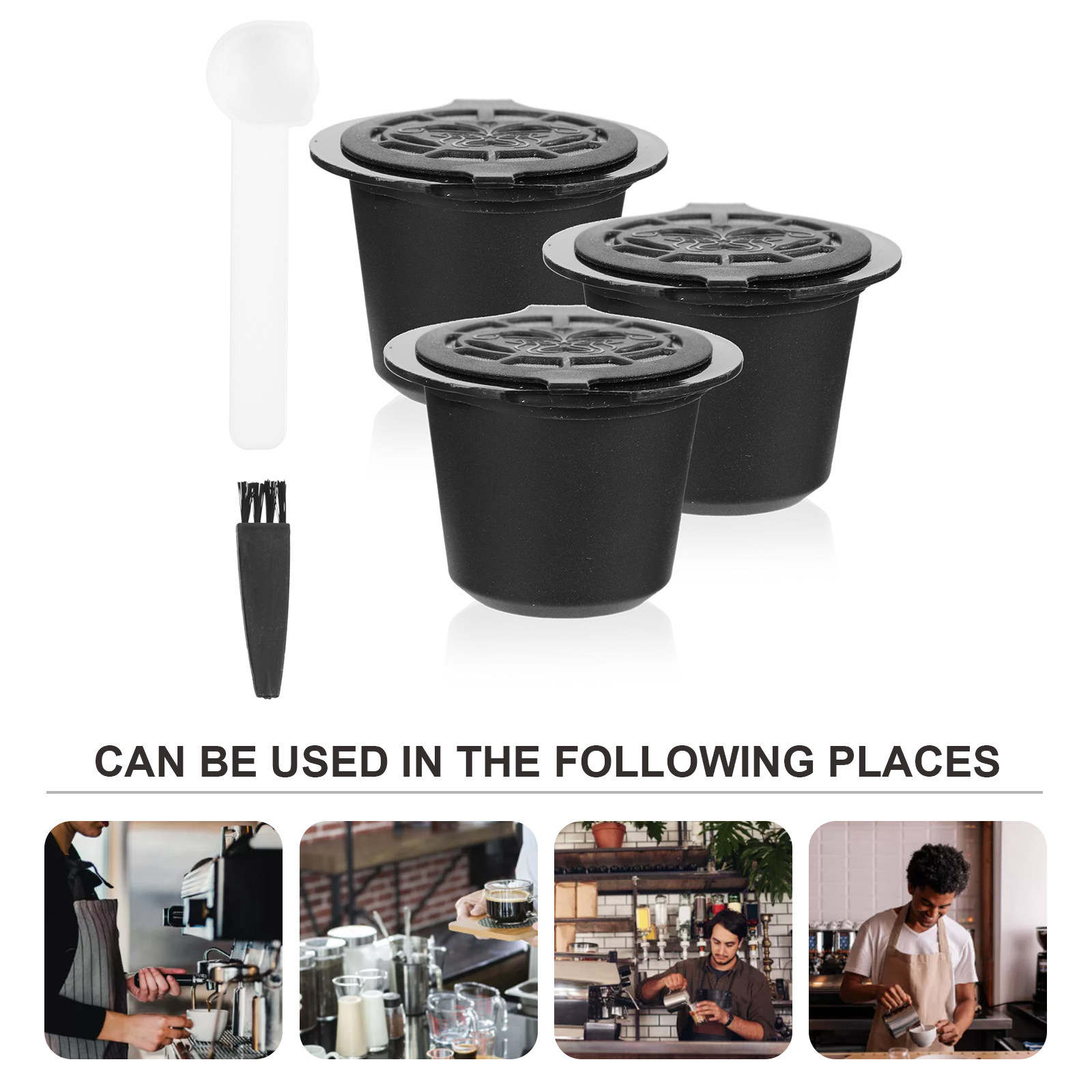 1Set Reusable Coffee Capsule F - Coffee Equipment Filter のレビューと価格