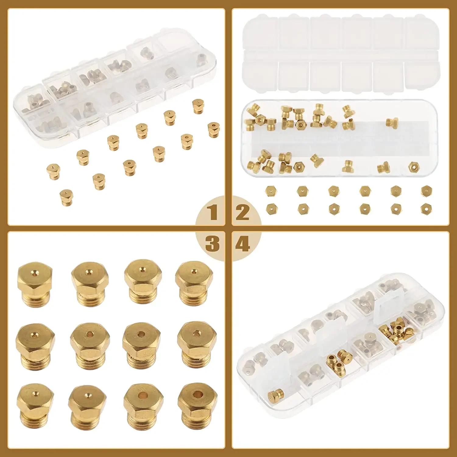 36pcs/1box Solid Brass LP Gas  - Steam Wand Tip のレビューと価格
