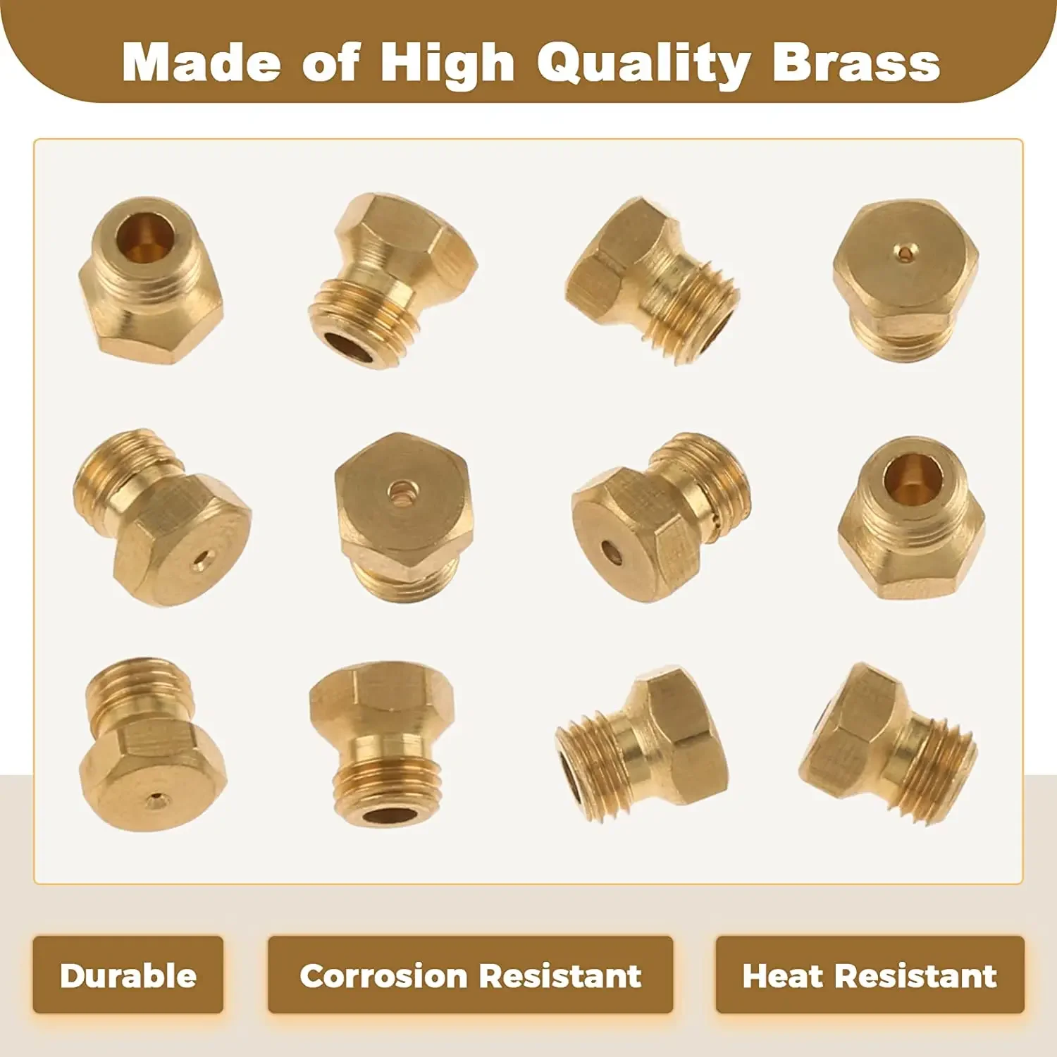 36pcs/1box Solid Brass LP Gas  - Steam Wand Tip のレビューと価格